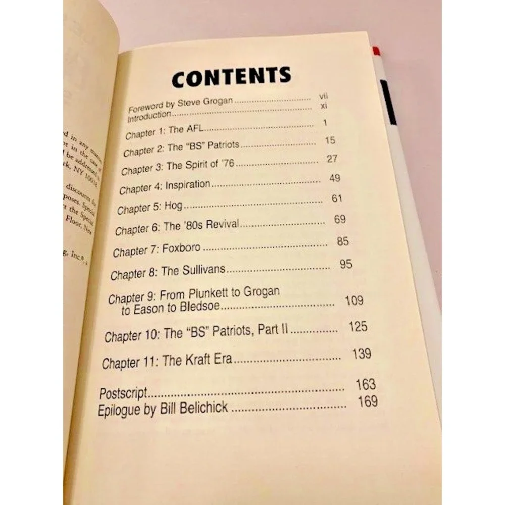 Tom Brady Book Tales from the New England Patriots Sideline Felger Mancave Gift